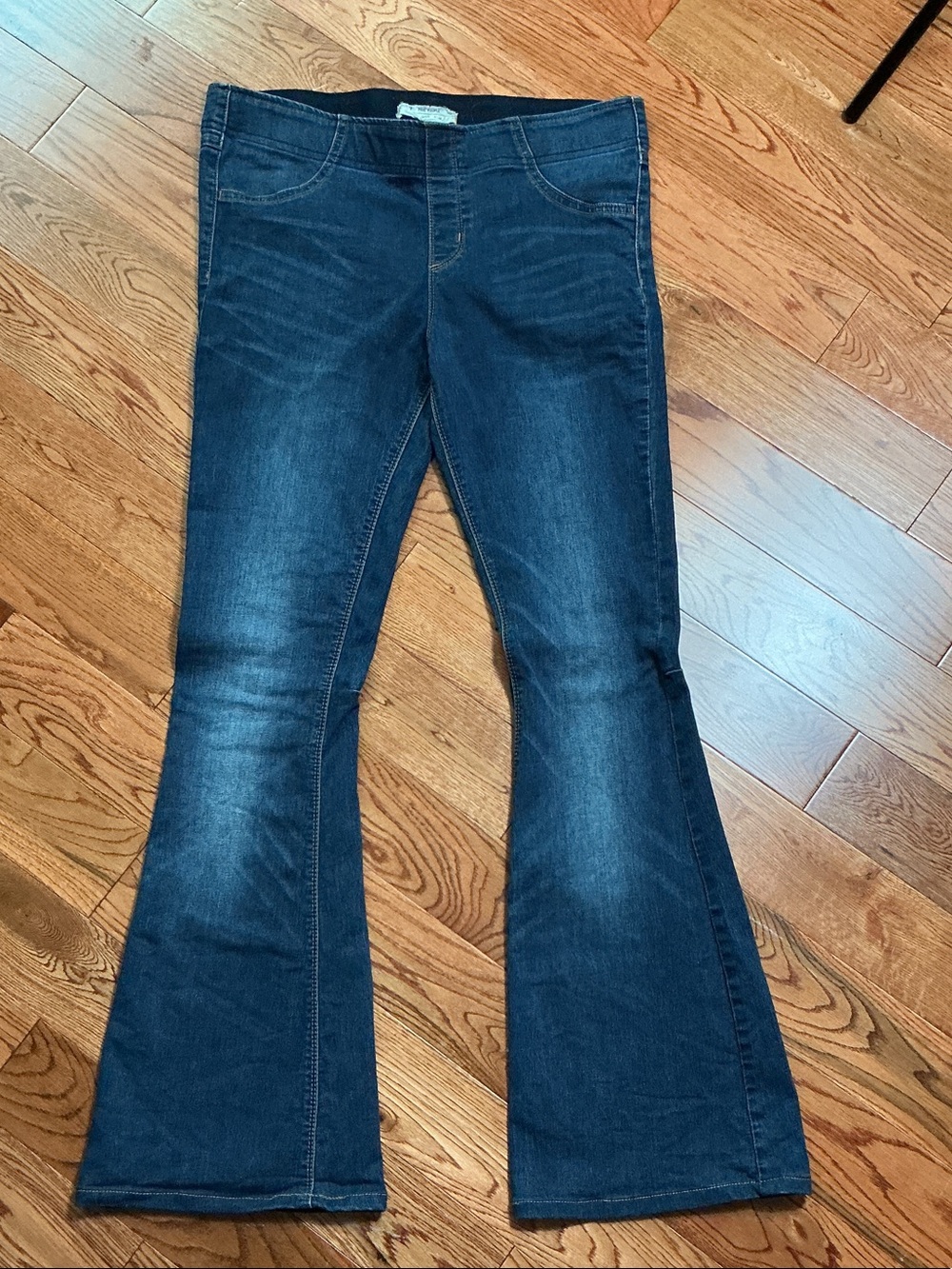 Free People Dark Blue Flare Jeans